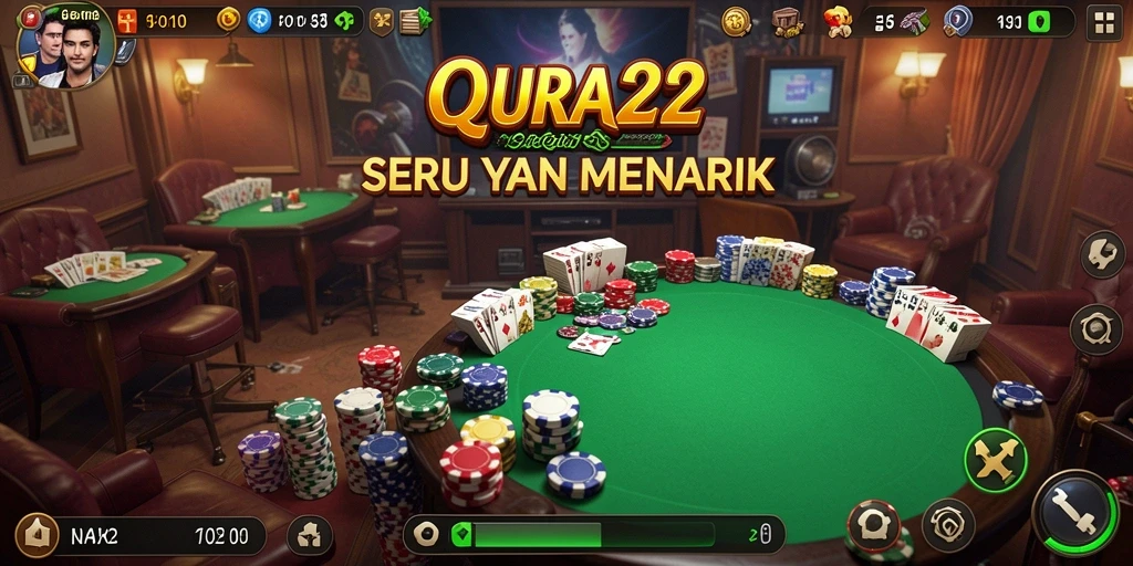Tampilan gameplay seru dalam BARA22 pada saat bermain QiuQiu.
