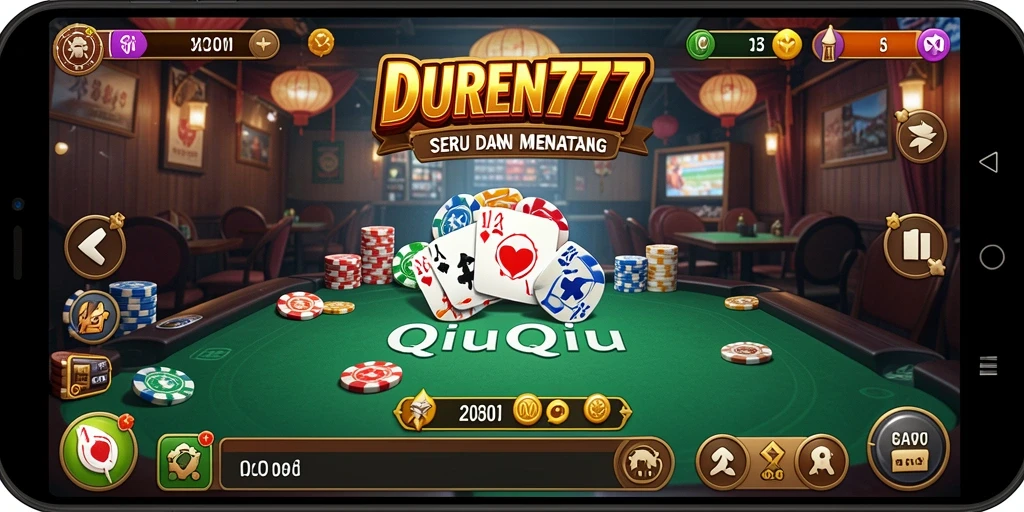 Screenshot gameplay QiuQiu yang seru dan mendebarkan.