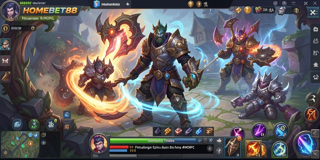 Screenshot gameplay HOMEBET88 yang menunjukkan petualangan seru dan grafis menawan.