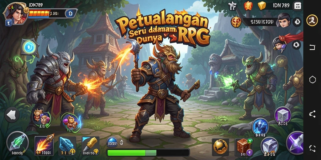 Tampilan gameplay seru dan imersif di dunia RPG.