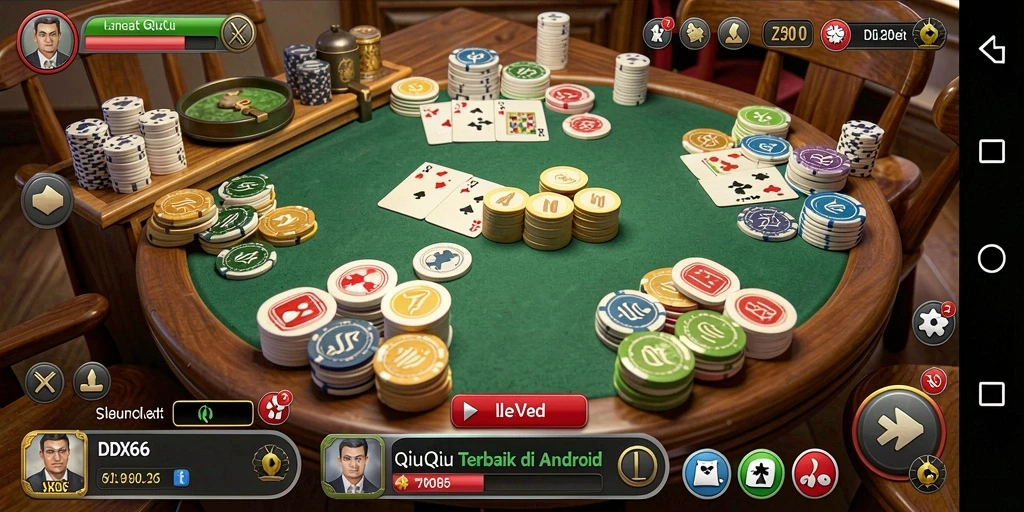 Screenshot gameplay QiuQiu IDX66 yang seru dan menantang.