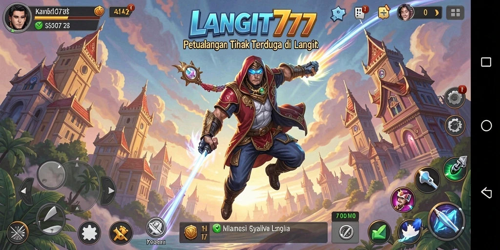Tampilan gameplay seru dalam LANGIT777 yang penuh petualangan.