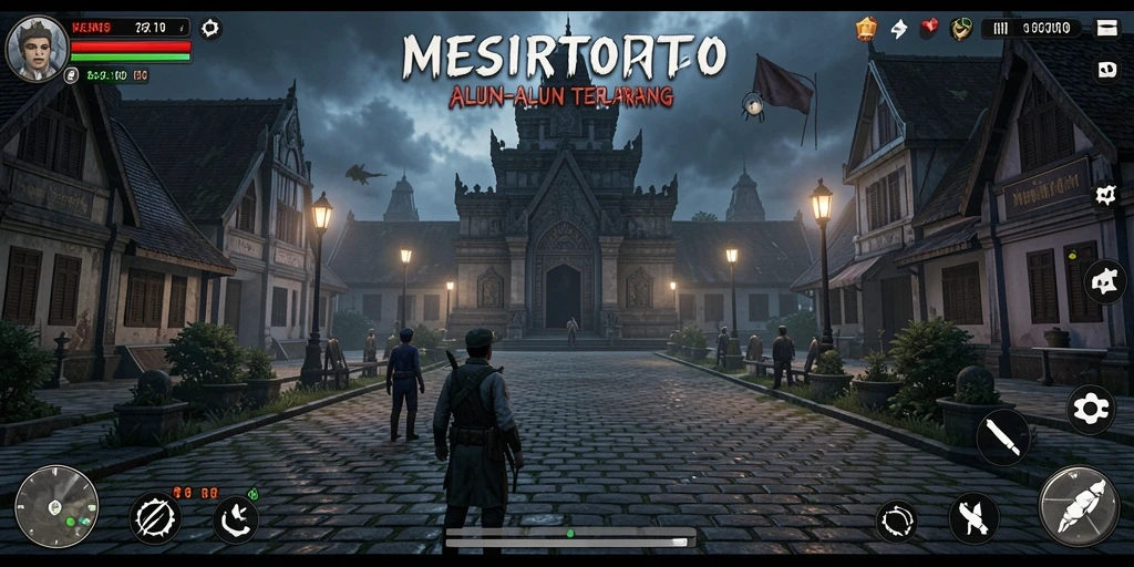 Tangkapan layar dari gameplay kengerian di MESIRTOTO.