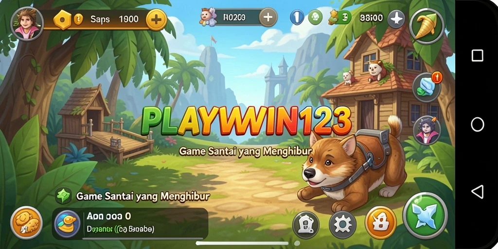 Tangkapan layar dari PLAYWIN123, menunjukkan berbagai level dan grafis yang menarik.