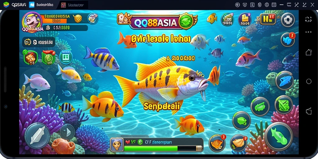 Gameplay menembak ikan yang mengasyikkan dan penuh warna.