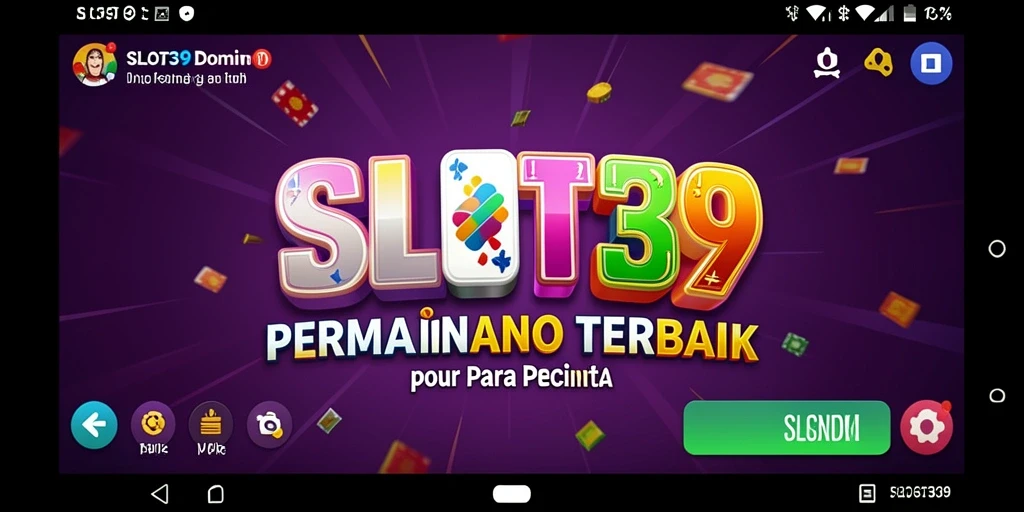 Tampilan gameplay yang seru dalam permainan Domino SLOT39.