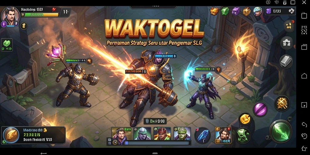 Tampilan gameplay WAKTOGEL yang menarik dan strategis.