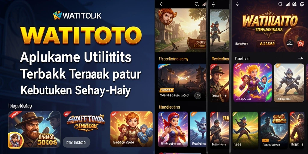 Tampilan antarmuka intuitif WATITOTO yang memudahkan pengguna.
