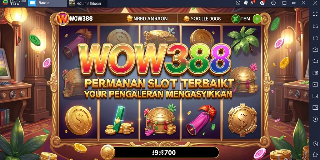 Screenshot utama menunjukkan gameplay seru dan grafis menarik dari WOW388.